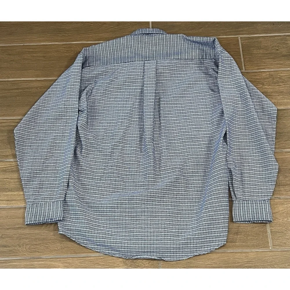Loafers By Reed St James Men's Classic Medium Long Sleeve Plaid Button Up Shirt - Picture 4 of 6